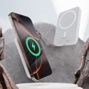 Powerbank K26S 5000mAh 20W USB-A / USB-C / MagSafe - biały