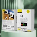 Słuchawki U19 douszne TWS bezprzewodowe Bluetooth 5.3 z wyświetlaczem LED - białe