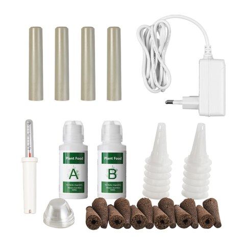 GREENBLUE INTELIGENTNY SYSTEM WEWNĘTRZNEJ UPRAWY ROŚLIN, DONICZKA SMART, POJEMNOŚĆ 4L, NA 12 ROŚLIN, DIODY LED FULL SPECTRUM