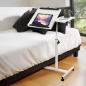 MACLEAN MOBILNE BIURKO/STAND NA LAPTOP, BIAŁE, REGULACJA WYSOKOŚĆ 59-89CM, MAX. 30KG MC-121 W