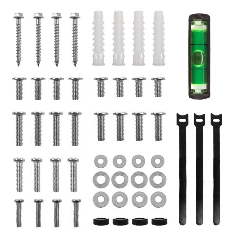 MACLEAN ULTRA PŁASKI UCHWYT ŚCIENNY DO TV, 40-85", MAX VESA 600X400, OBCIĄŻENIE DO 80KG MC-123