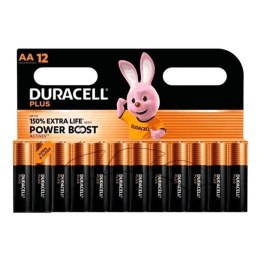 Baterie Alkaliczne DURACELL PLUS POWER 1,5 V LR06 12 Części (12 Sztuk)