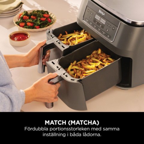 Frytkownica na gorące powietrze NINJA DZ300EU Szary 2400 W 7,6 L