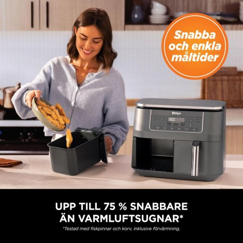 Frytkownica na gorące powietrze NINJA DZ300EU Szary 2400 W 7,6 L
