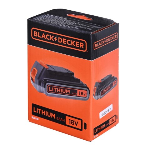 Akumulator 18V, Li-lon 2,5Ah BL2518-XJ BLACK+DECKER