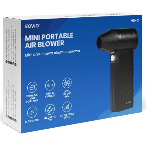 SAVIO MINI DMUCHAWA AKUMULATOROWA MD-01