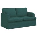 VidaXL Sofa 2 pcs Ciemna zieleń Metal