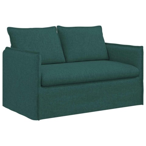 VidaXL Sofa 2 pcs Ciemna zieleń Metal