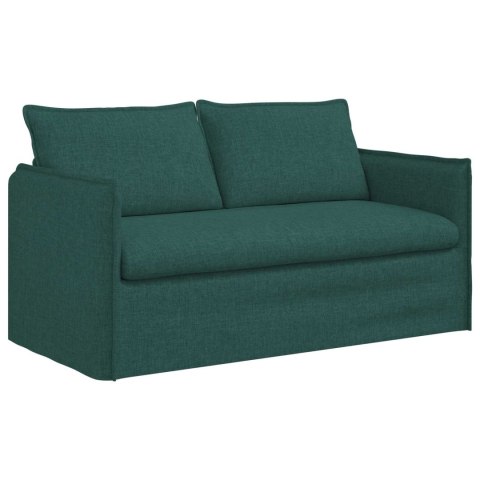 VidaXL Sofa 2 pcs Ciemna zieleń Metal
