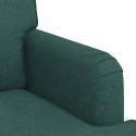 VidaXL Sofa 2 pcs Ciemna zieleń Metal
