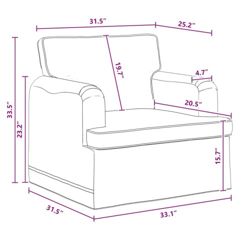 Sofa 2 pcs Ciemnoszary Metal