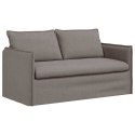 Sofa 2 pcs Ciemnoszary Metal