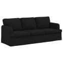 Sofa 2 pcs Czarny Metal
