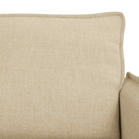 Sofa 2 pcs Kremowy Metal