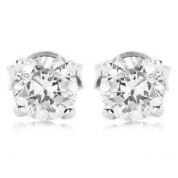 Srebrne kolczyki KSC2008 - Cyrkonia