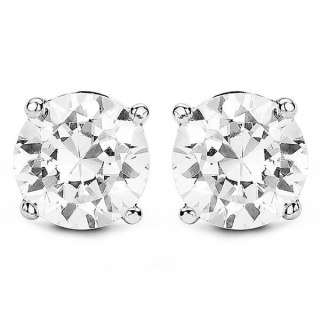 Srebrne kolczyki KSC5490 - Cyrkonia