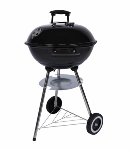 Grill węglowy ogrodowy Nexos 54,5x44,5x81 cm z termometrem
