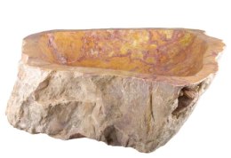 Marmurowa umywalka Savona naturalna 35-40 cm, ręcznie rzeźb.