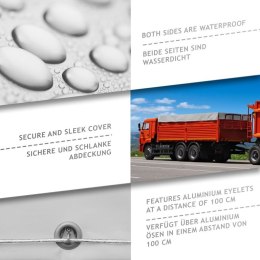 Plandeka ochronna PVC 5x6 m biała wodoodporna UV 650g/m²