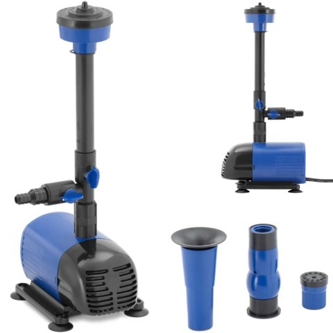 Pompa ogrodowa do fontanny stawu kaskady 4 dysze 1550 l/h 49 W