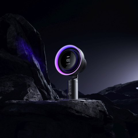 Wentylator turbinowy biurkowy z filtrem 10000mAh Table Fan Pro3 - ciemnoszary