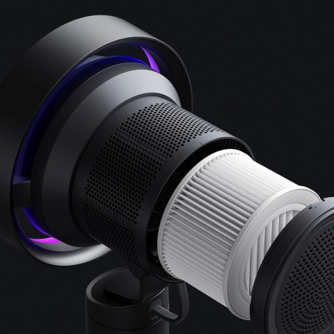 Wentylator turbinowy biurkowy z filtrem 10000mAh Table Fan Pro3 - ciemnoszary