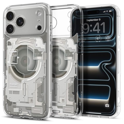 Etui case na iPhone 17 Pro MagSafe Ultra Hybrid Zero One - tytanowe