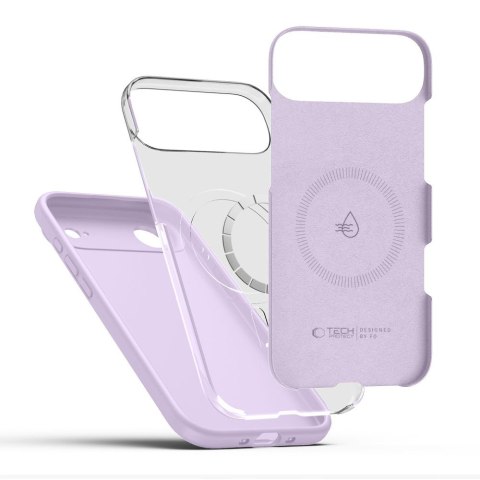 Etui case plecki na iPhone 17 Air MagSafe Silicone - fioletowe