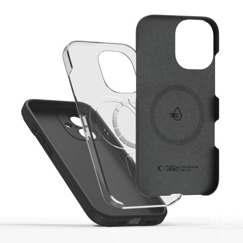 Etui case plecki na iPhone 17 MagSafe Silicone - czarne