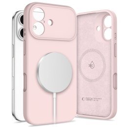 Etui case plecki na iPhone 17 MagSafe Silicone - różowe