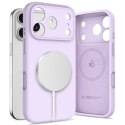 Etui case plecki na iPhone 17 Pro Max MagSafe Silicone - fioletowe