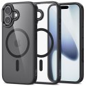 Etui pokrowiec case na iPhone 17 MagSafe MagMat - przezroczysto-czarne