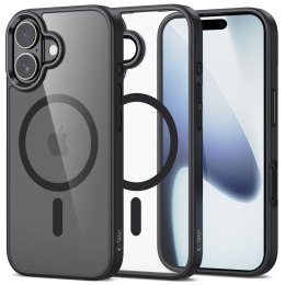 Etui pokrowiec case na iPhone 17 MagSafe MagMat - przezroczysto-czarne