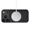 Etui pokrowiec z klapką miejscem na karty do iPhone 17 Pro Max MagSafe Wallet - czarny mat