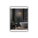 IREDA Lustro łazienkowe z oświetleniem LED, 80 x 60 cm