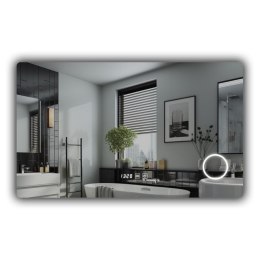 IREDA Lustro łazienkowe z oświetleniem LED, 90 x 70 cm