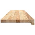 Stopnie schodowe, 16 szt. surowe 100x25x2cm lite drewno dębowe