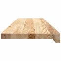 Stopnie schodowe, 16 szt. surowe 90x25x2cm lite drewno dębowe