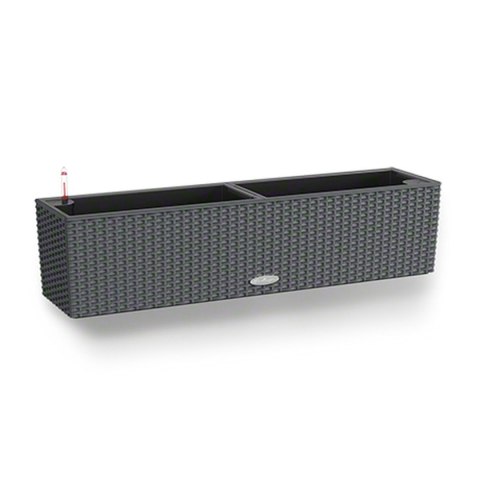 Doniczka Lechuza Czarny Szary polipropylen