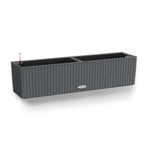 Doniczka Lechuza Czarny Szary polipropylen