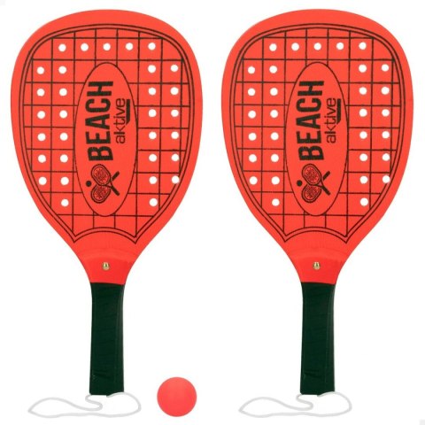 Plażowe łopatki z piłką Aktive 20 x 40 cm (12 Sztuk)