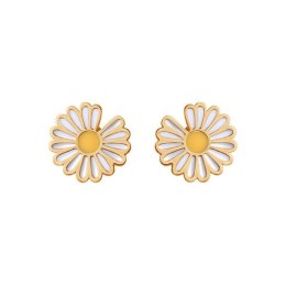 Srebrne kolczyki KSE6592Y - Emalia