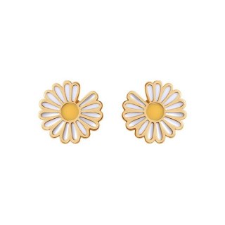 Srebrne kolczyki KSE6592Y - Emalia