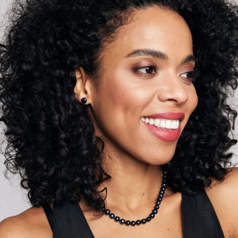 Srebrne kolczyki KSN4315 - Naturalne Perły hodowane słodkowodne