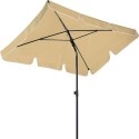 STILISTA Parasol balkonowy składany, 200 x 125 cm, beżowy