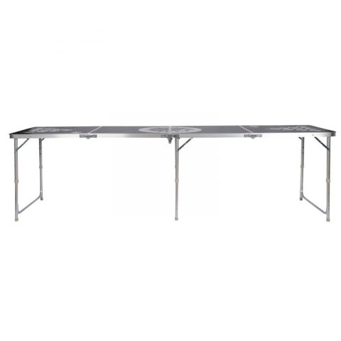 Zestaw stołowy Beer Pong o regulowanej wysokości 240 x 61 cm