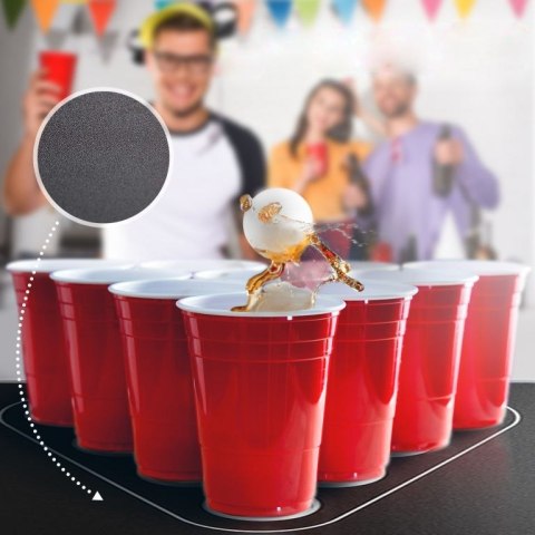 Zestaw stołowy Beer Pong o regulowanej wysokości 240 x 61 cm