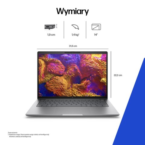 HP ZBook 8 G1ak 14 Ryzen AI 7 PRO 350 14.0"WQXGA 120Hz 500nits AG 32GB DDR5 5600 SSD1TB Radeon 860M Cam IR 5 MPx 62Wh W11Pro 3Y 