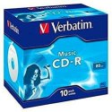 CD-R Verbatim MUSIC 80' 16x 10 Części (10 Sztuk)