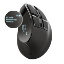 Myszka Bezprzewodowa Trust Voxx Ergonomiczny Pionowy Bluetooth Wielokrotnego ładowania Czarny 2400 dpi